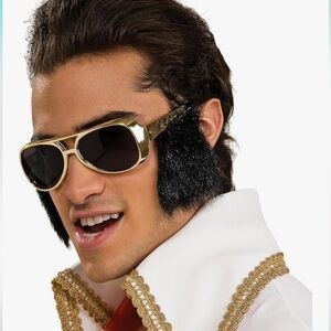 Novelty Elvis Sunglasses with Sideburns